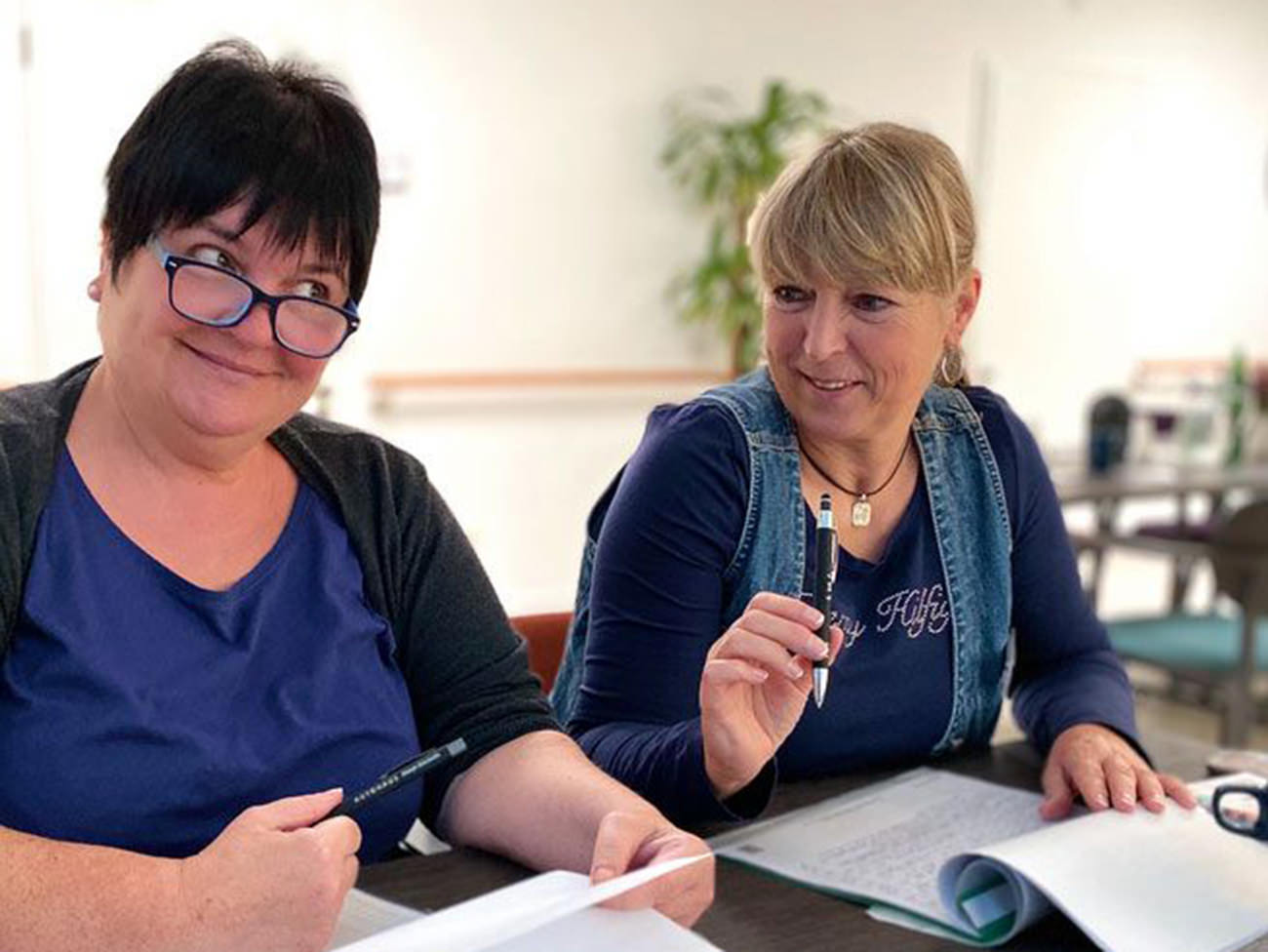 Gabi Bauch & Christina Moryn im Convivendum